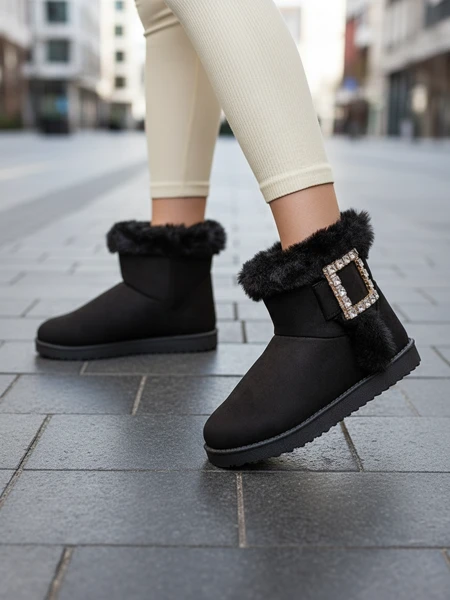 Royalfashion Женские сапоги a'la snow boots с орнаментом Galaes
