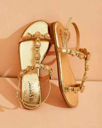 "Royalfashion" Moteriški sandalai "Selina" su cirkoniais
