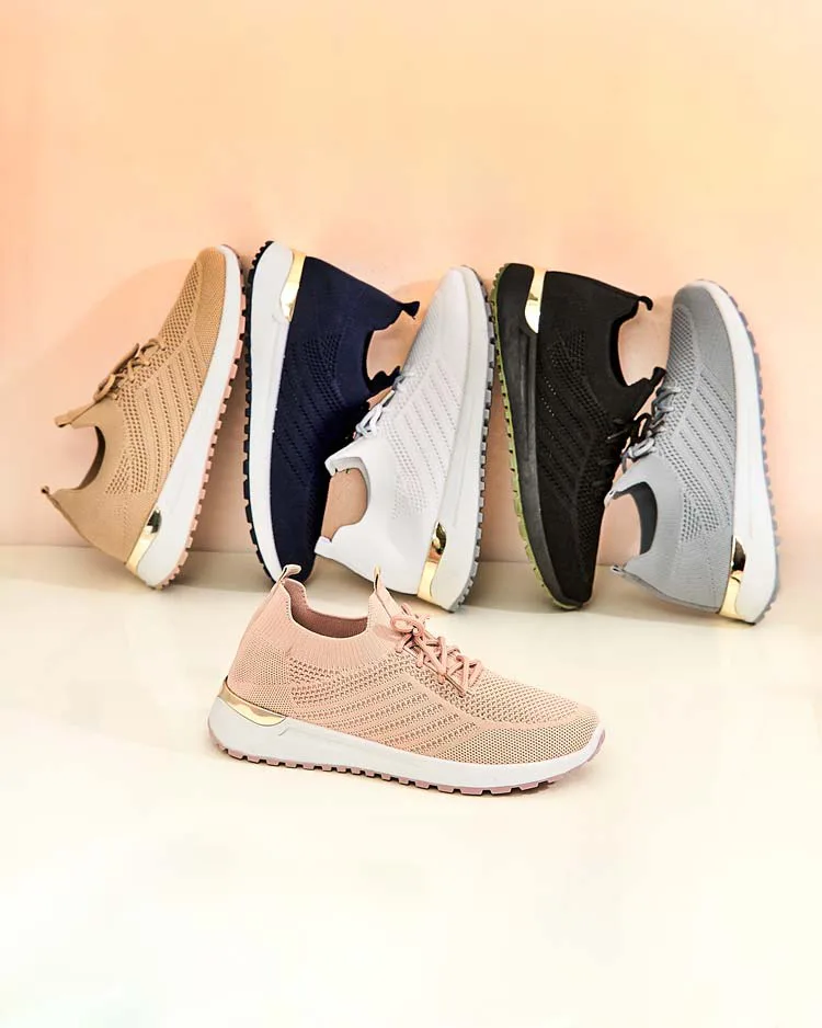 Royalfashion Женские тканевые спортивные туфли Amgent