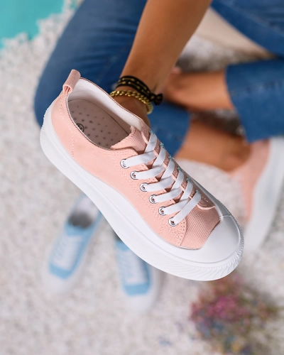 Royalfashion Pink Luceri platforminiai sportiniai bateliai