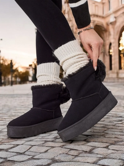 Royalfashion Женские сапоги a'la snow boots in black Goroggo