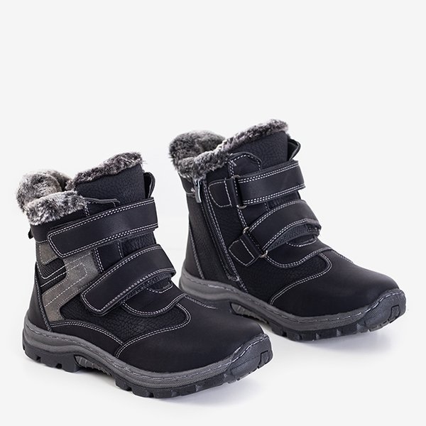 Черные зимние ботинки Tommi для мальчиков - Обувь