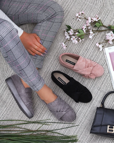 Розовые женские кроссовки из эко-замши Bliwix - Обувь