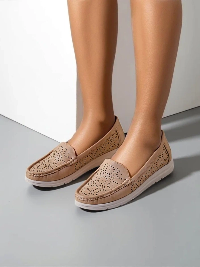Royalfashion Перфорированные женские мокасины Besset
