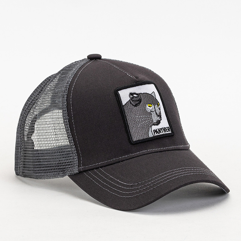 Серая бейсболка унисекс