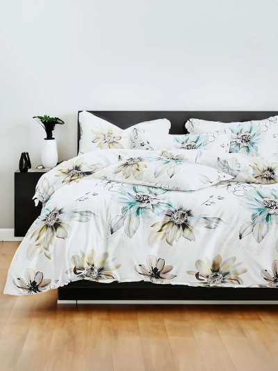 Royalfashion Raštais apdailintas lovatiesės komplektas 160x200, 4 DALYS