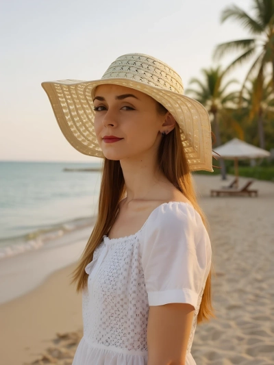 Royalfashion Женская шляпа из соломы Convalia