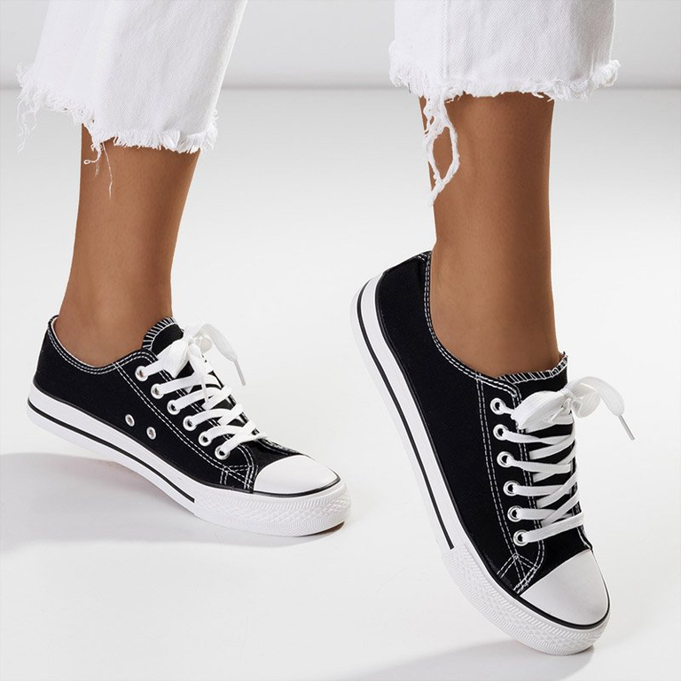 Черные женские кеды Gabrela