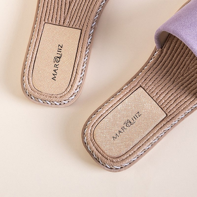 Moteriškos violetinės šlepetės „Vicoria“ - Avalynė