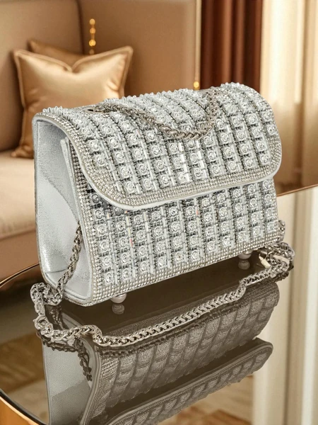 Royalfashion Женская сумка-клатч с цирконами Elira Dusk