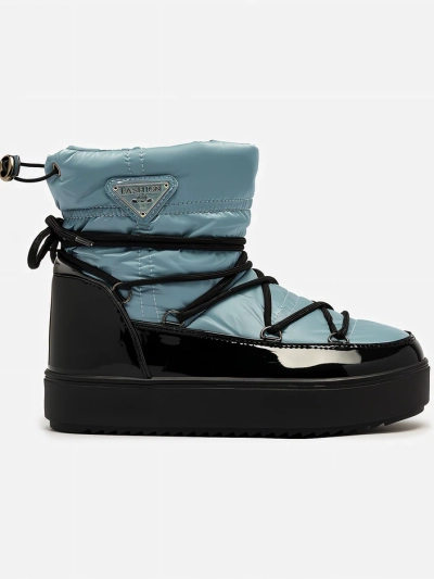 Royalfashion Женские сапоги-слипы a'la snow boots in blue Vevnose
