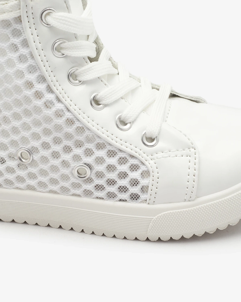 Balti mergaitiški aukštakulniai Borris- Avalynė