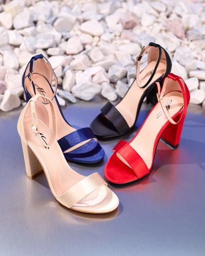 Royalfashion Raudoni moteriški aukštakulniai Umella