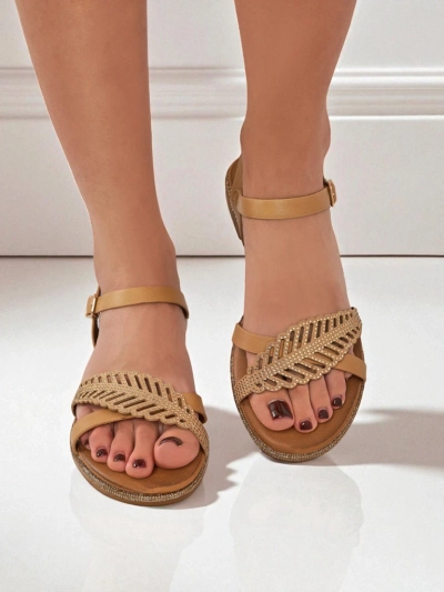 Willow Grace Flat Sandals - Lit Edition