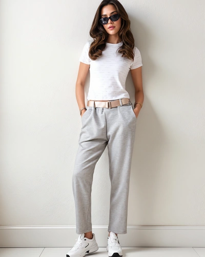 Royalfashion Paprasti moteriški kelnės