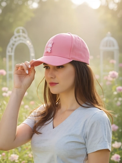 Royalfashion kepuraitė su snapeliu ir triušio aplikacija Chic