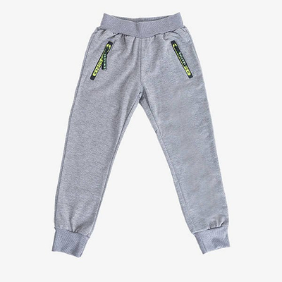 Серые спортивные штаны для мальчиков - Брюки
