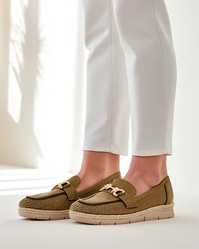 Royalfashion moteriški plokšti bateliai su dekoratyviniu akcentu ant pirštų