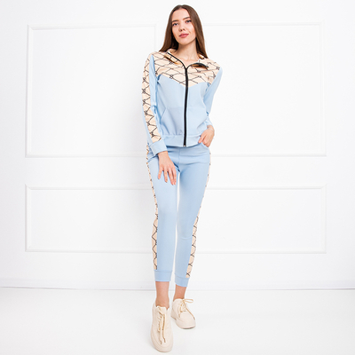 Mėlyno rašto sportinių kostiumų rinkinys - Drabužiai