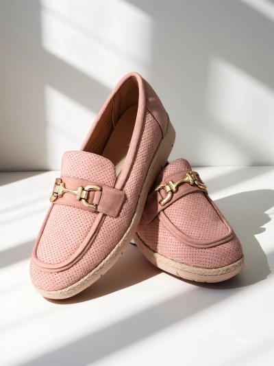 Женские балетки Royalfashion с декоративным элементом на носке