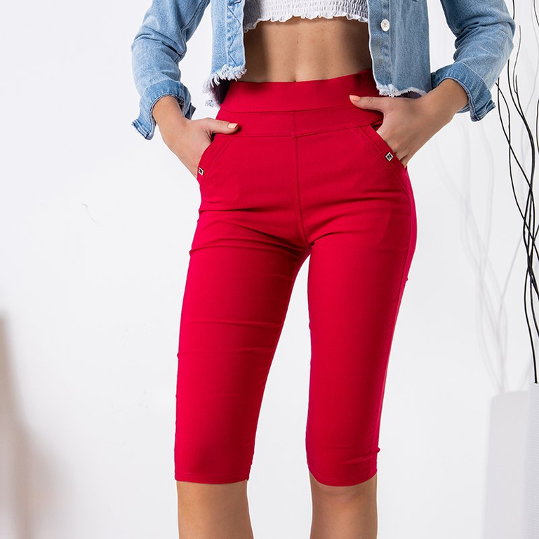 Женские бриджи цвета фуксия