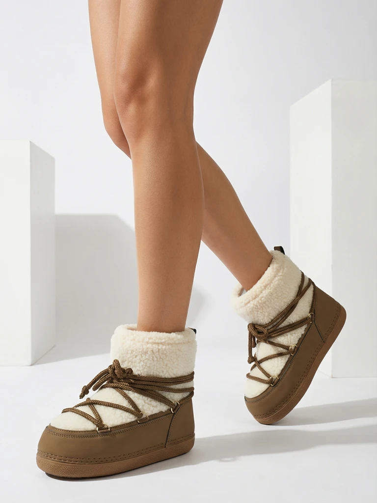 Moteriški sniego batai su kailiuku Uvella