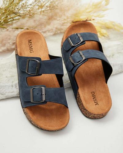 Royalfashion Мужские шлепанцы с пряжками Foumyn