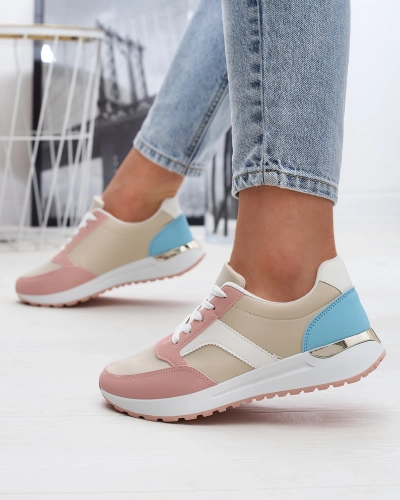 Женская спортивная обувь розово-бежевого цвета Arienla - Обувь