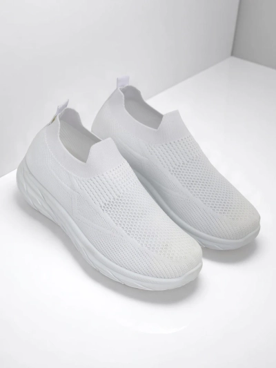 Royalfashion Женские спортивные слипоны Whites