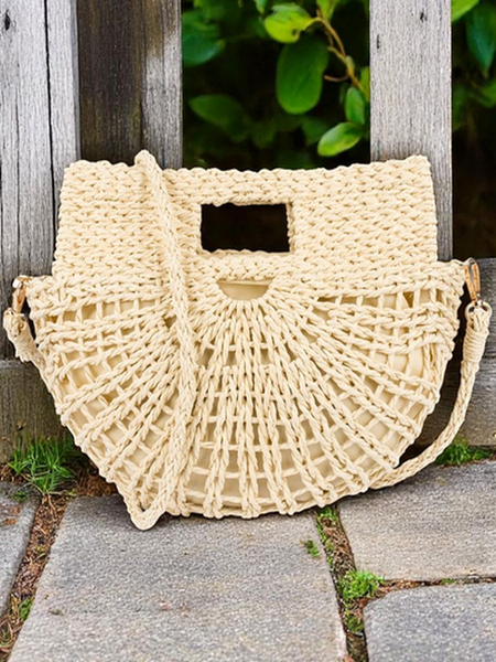 Royalfashion Женская маленькая соломенная сумочка Mini Moon Straw