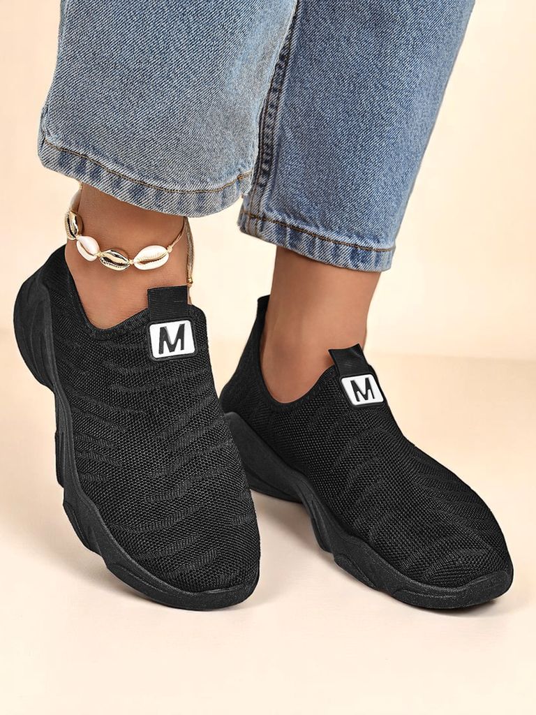 Royalfashion Женские слипоны спортивные тканевые кроссовки Flex Move