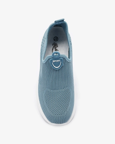 Mėlyni moteriški medžiaginiai sportiniai bateliai Regika - Avalynė