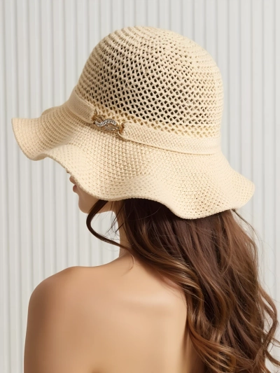 Royalfashion Женская шляпа с волнистыми полями Wave Breeze