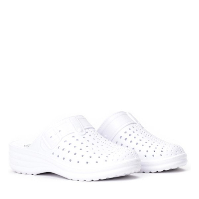 белые резиновые тапочки Sardo - Обувь