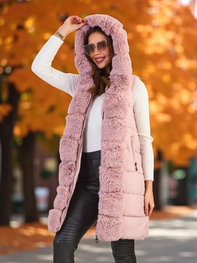 Женская куртка Royalfashion с отстегивающимися рукавами