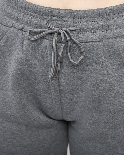 Утепленные женские толстовки темно-серого цвета - Одежда