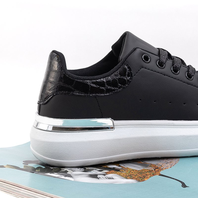 Juodi moteriški sportiniai bateliai Pamelia - Apranga