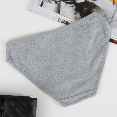 Серые женские трусы