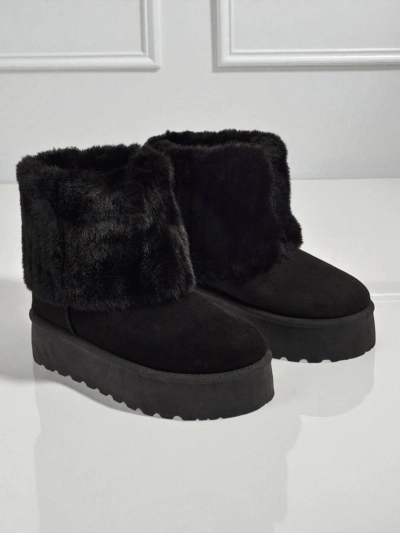 Ботинки a'la снегоходы женские с мехом Irelle