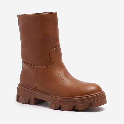 Верблюжьи женские ботинки на толстой подошве Rerann- Footwear