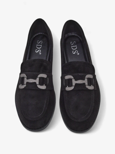 Royalfashion Elegantiški moterų loafers su zirkono dekoracija Zante