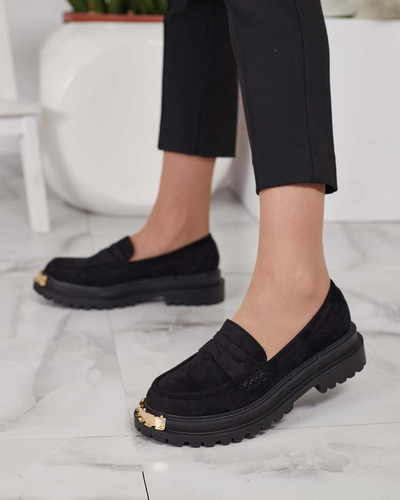 Royalfashion Moteriški eko zomšos mokasinai Retillum