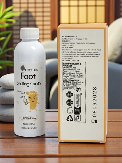 Спрей для пилинга ног женский Luxelux 200ml