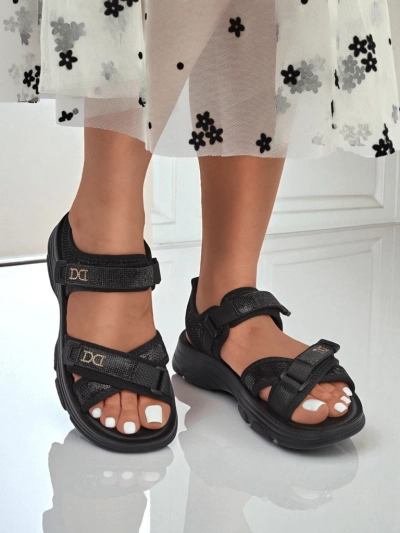 Royalfashion Moteriškos basutės su blizgučiais ShineStep