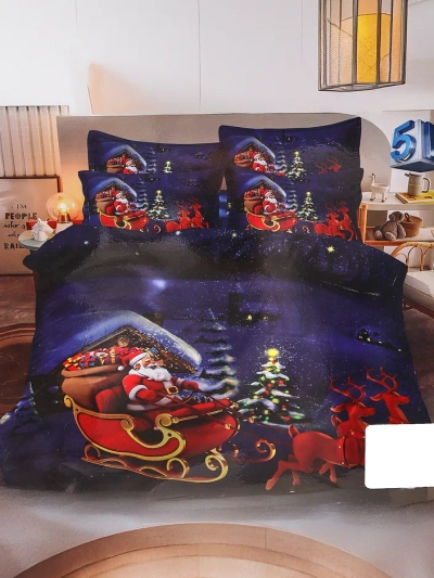 Royalfashion Рождественский комплект постельного белья 160x200 3 предмета