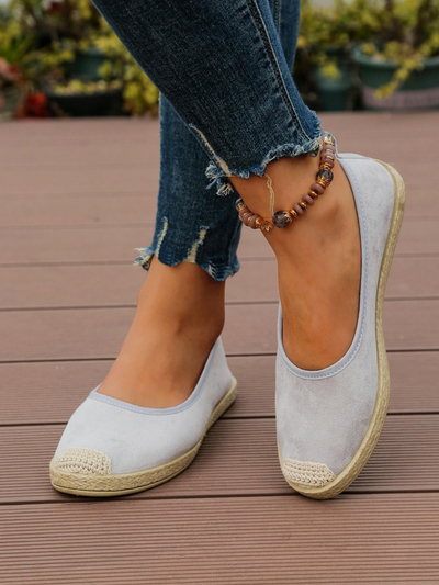 Royalfashion Moteriški ekologiško zomšos espadrilės Aroles