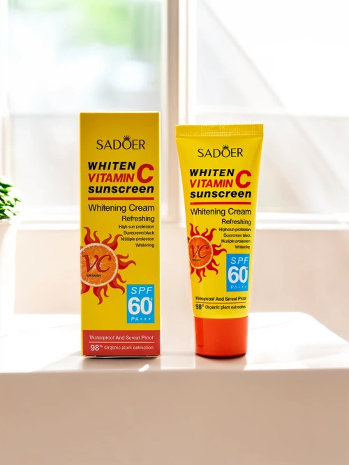 Sadoer saulės kremas su vitaminu C 60 SPF 150ml