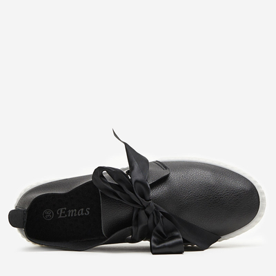 Черные женские слипоны Samhu