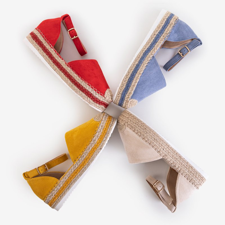 Красные женские босоножки на платформе Palira