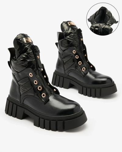 Royalfashion Moteriški juodi batai Selilka